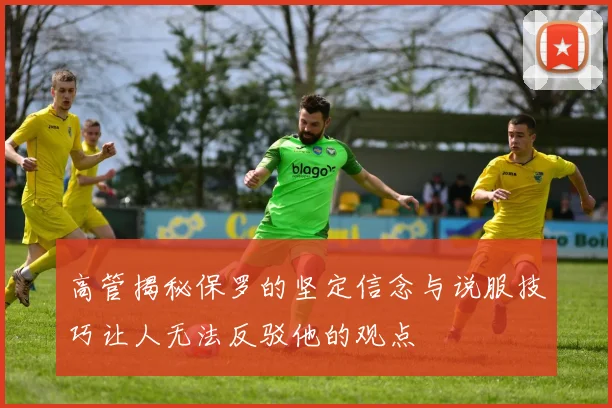 高管揭秘保罗的坚定信念与说服技巧让人无法反驳他的观点